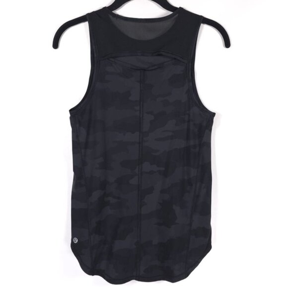 Lululemon Sculpt Tank Sequoia Camo Print Deep Coal Black No Size Tag SMALL‎ - Picture 7 of 12